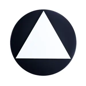 BCF SBH12U-BLANK-BLACK 12 x 12 Unisex Door Sign