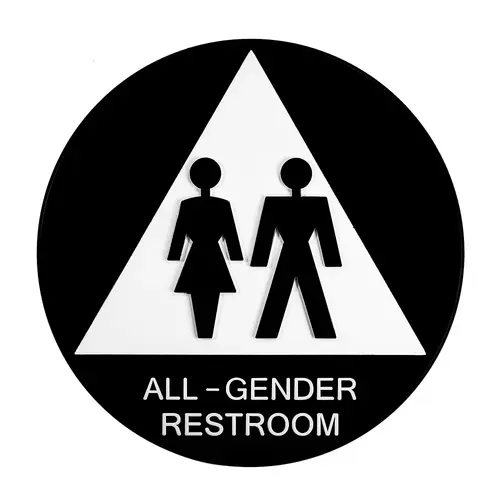 12 x 12 All Gender Door Sign 12 x 12 All Gender Door Sign