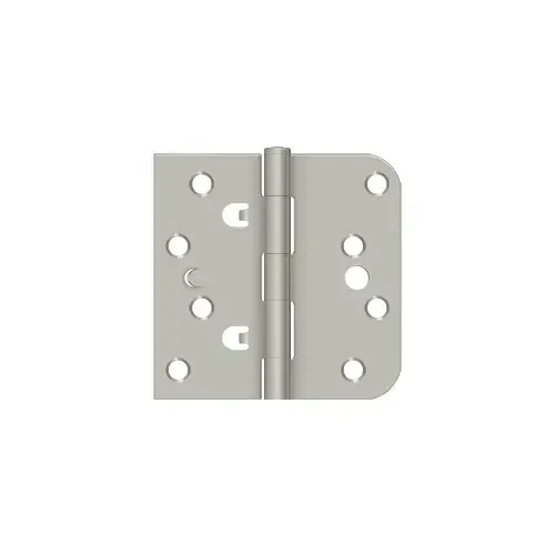 4" x 4" x 5/8" x SQ Hinge in Brushed Nickel Pair 4" x 4" x 5/8" x SQ Hinge in Brushed Nickel Pair