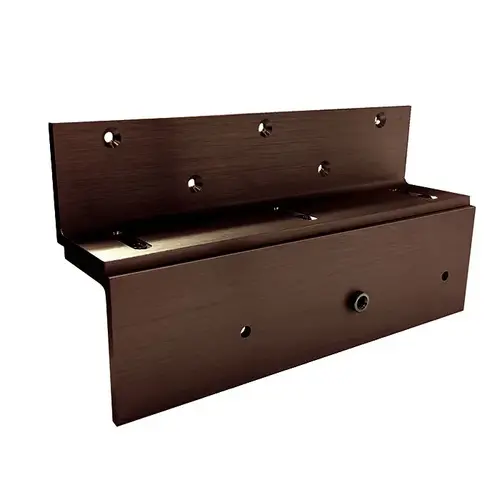 Z Bracket Kit for 8371 Maglocks with Inswing Applications, 40 Brushed Anodized Dark Bronze