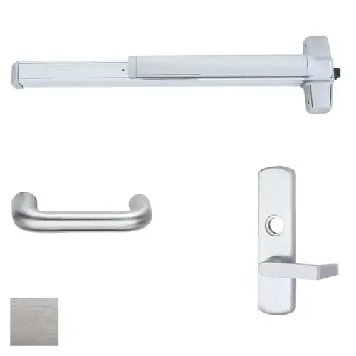 99 Series Rim Exit Device With Trim Satin Chrome 99 Series Rim Exit Device With Trim Satin Chrome