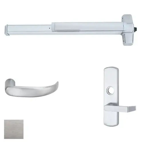 99 Series Rim Exit Device With Trim Satin Chrome 99 Series Rim Exit Device With Trim Satin Chrome
