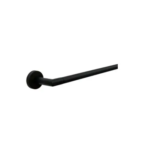 Swirl 24 Inch Towel Bar Set Matte Black Swirl 24 Inch Towel Bar Set Matte Black