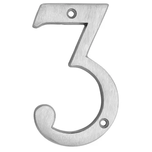 4" Classic Aluminum House Numbers Aluminum 4" Classic Aluminum House Numbers Aluminum