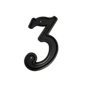 Philadelphia Hardware Group 420510-3 PHN-06 Plastic 6" House Number-3