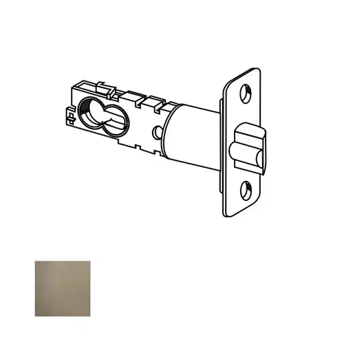 Radius Corner Faceplate Latch 1" x 2 1/4" with Firecup and 1 1/8" Adaptor Satin Nickel Blackened Radius Corner Faceplate Latch 1" x 2 1/4" with Firecup and 1 1/8" Adaptor Satin Nickel Blackened
