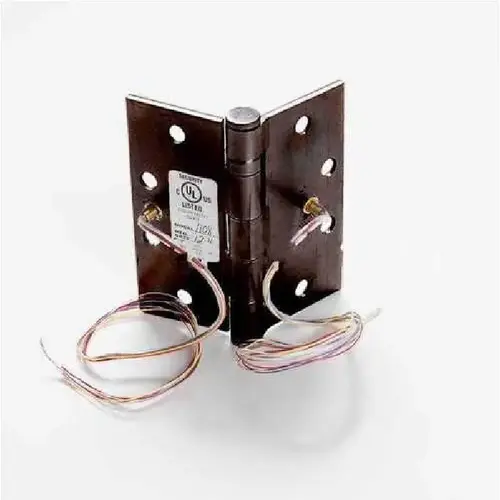 Full Mortise Electric Commercial Hinge - 6 Wire Satin Chrome Full Mortise Electric Commercial Hinge - 6 Wire Satin Chrome