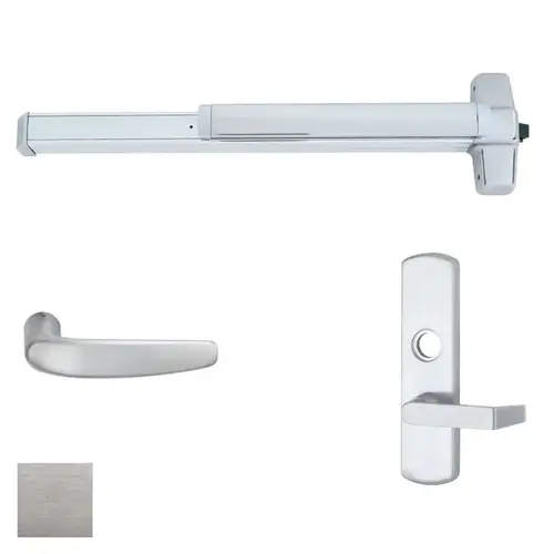 98 Series Rim Exit Device With Trim Satin Chrome 98 Series Rim Exit Device With Trim Satin Chrome