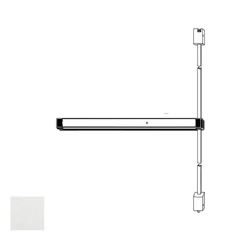 8200 Narrow Stile Surface Vertical Rod Exit Device Satin Aluminum Clear 8200 Narrow Stile Surface Vertical Rod Exit Device Satin Aluminum Clear