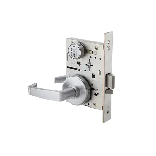 45H Series Dormitory Mortise Lock Satin Chrome 45H Series Dormitory Mortise Lock Satin Chrome