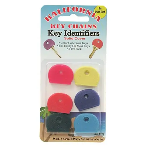 Key Identifiers 6/Card - Solid Cover Key Identifiers 6/Card - Solid Cover