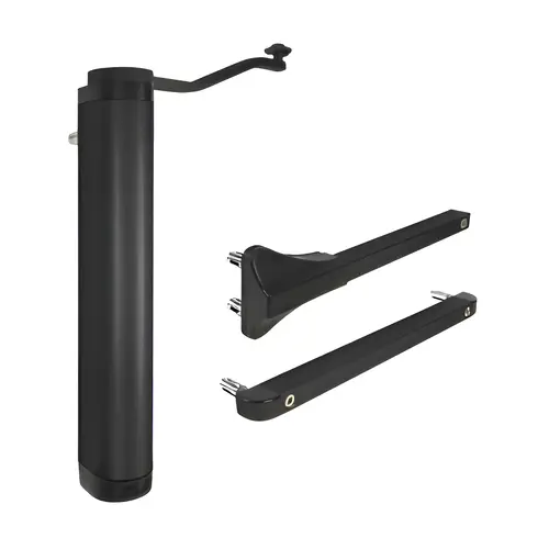 Heavy Duty 90 degree or 180 degree Gate Closer Black