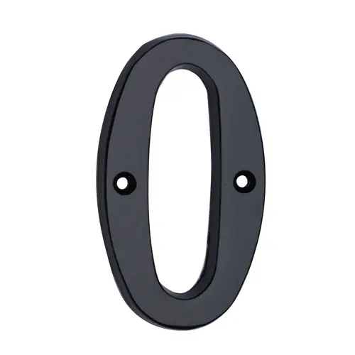 6" Classic Aluminum House Numbers Matte Black 6" Classic Aluminum House Numbers Matte Black