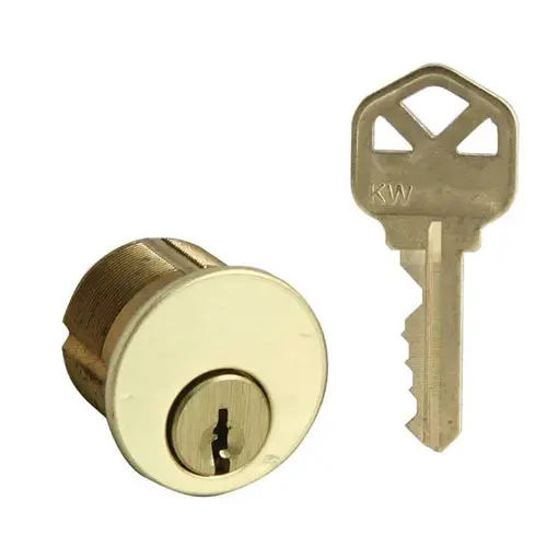Mortise Cylinder Bright Polished Brass Mortise Cylinder Bright Polished Brass