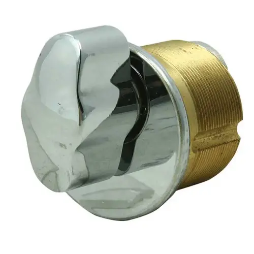 Thumbturn Mortise Cylinder Bright Polished Chrome Thumbturn Mortise Cylinder Bright Polished Chrome