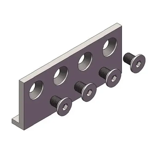 Flat Track Connector Plate Stainless Steel Flat Track Connector Plate Stainless Steel