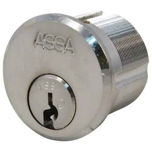 6551-1 Mortise Cylinder Satin Chrome