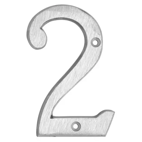 4" Classic Aluminum House Numbers Aluminum