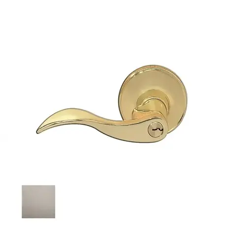 Grade 3 Entry Lever Lockset, Right Hand Satin Nickel Grade 3 Entry Lever Lockset, Right Hand Satin Nickel