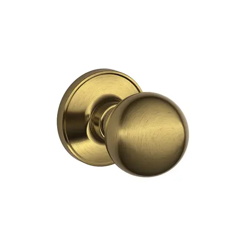 Passage Lock Corona Antique Brass Finish with Adjustable Latch and Radius Strike