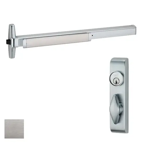 CD-33A Cylinder Dogging Rim Exit Device With Trim Satin Chrome CD-33A Cylinder Dogging Rim Exit Device With Trim Satin Chrome