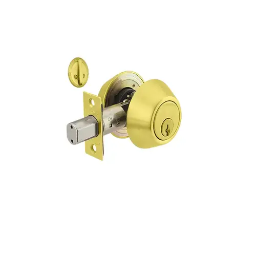 STANDARD DUTY SINGLE CYLIND Bright brass