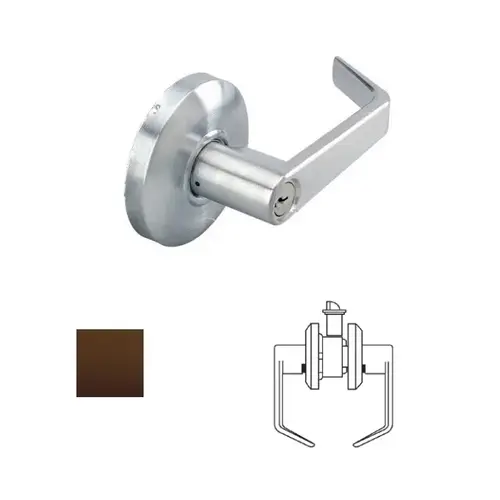 Grade 2 Passage Lever Lockset Oil Rubbed Dark Bronze Grade 2 Passage Lever Lockset Oil Rubbed Dark Bronze