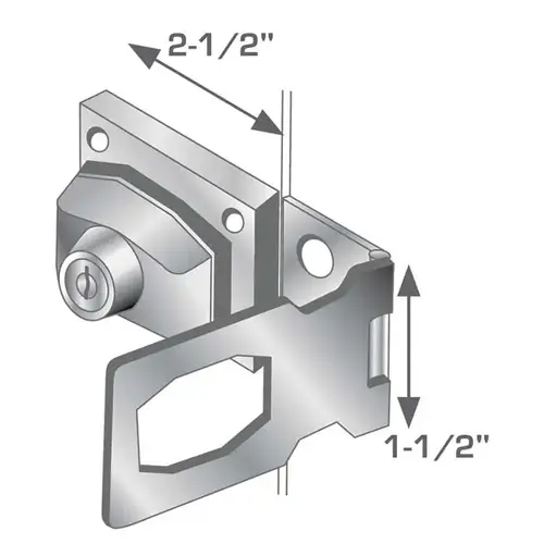 Hasp Lock 2-1/2"
