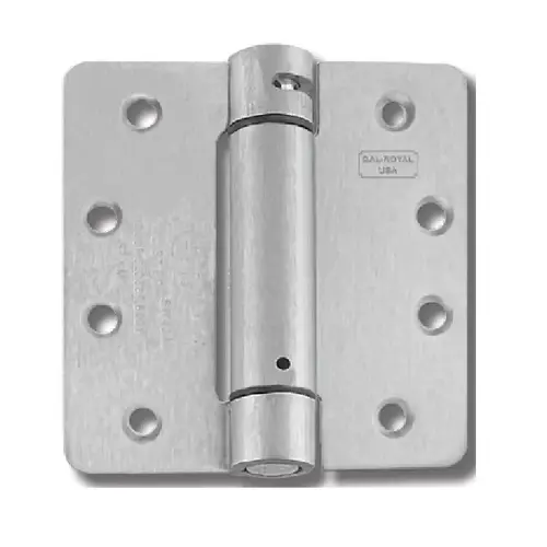 Spring Hinge Satin Chrome