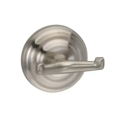 Waldron Double Robe Hook Satin Nickel