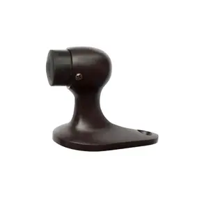 Orca Hardware TH-22HD-10B Goose Neck Floor Stop With Black Tip Oil Rubbed Dark Bronze