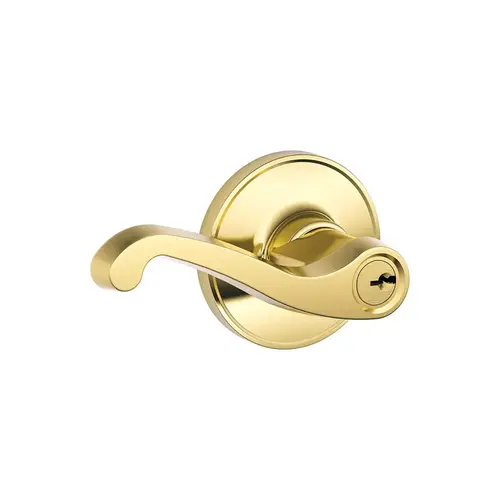 J Series J54V LAS 605 Entry Lever, Mechanical Lock, Bright Brass, Lever Handle, Metal, Residential Gold J Series J54V LAS 605 Entry Lever, Mechanical Lock, Bright Brass, Lever Handle, Metal, Residential Gold