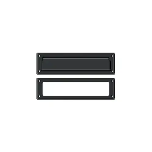 Mail Slot 13-1/8" with Interior Frame in Paint Black Mail Slot 13-1/8" with Interior Frame in Paint Black