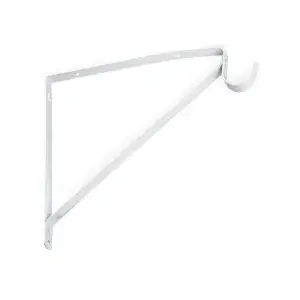 TAYMOR 25-2810 Non-Adjustable Shelf Bracket White