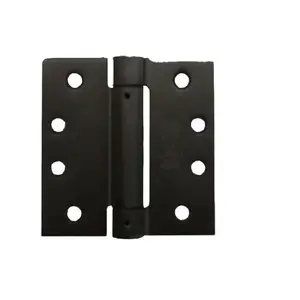 Orca Hardware SPR4040-19 Spring Steel Hinge Matte Black