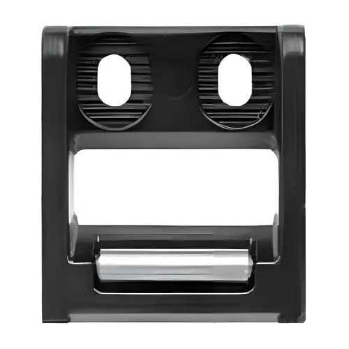 Exit Device Strike, Cast Stainless Steel Material, Rim Strike Type, 1-3/4" X 2" X 1/2" Size, Dull Black Finish Exit Device Strike, Cast Stainless Steel Material, Rim Strike Type, 1-3/4" X 2" X 1/2" Size, Dull Black Finish