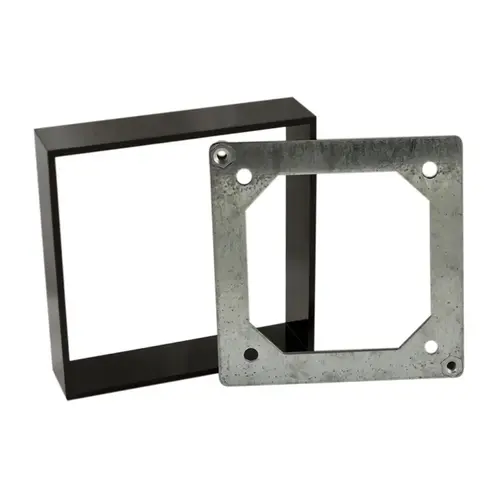 Surface Mount Kit for PBR and PBS 6" Round or 4-3/4" Square Black Finish