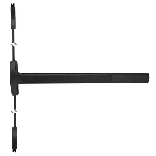 Lock Surface Vertical Rod Exit Devices Flat Black Coated Lock Surface Vertical Rod Exit Devices Flat Black Coated