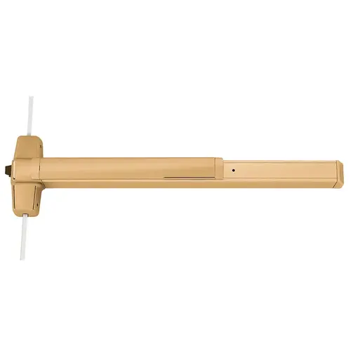 Von Duprin Three-Point Locking Exit Devices Satin Bronze Clear Coated Von Duprin Three-Point Locking Exit Devices Satin Bronze Clear Coated