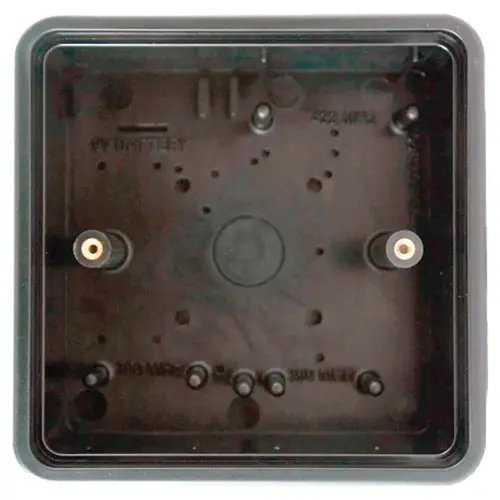 4-1/2" Square Surface Mounting Box for Push Plate 4-1/2" Square Surface Mounting Box for Push Plate