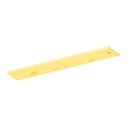 Door Closer Mounting Plates Bright Brass Plated Clear Coated Door Closer Mounting Plates Bright Brass Plated Clear Coated