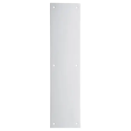 6" x 16" Pulls and Push Plates Satin Aluminum Clear Anodized 6" x 16" Pulls and Push Plates Satin Aluminum Clear Anodized