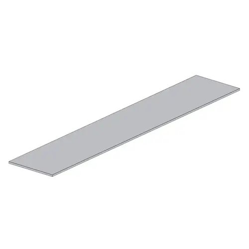 Mounting Plate for 72" 9550 Series Anodized Clear Aluminum Finish Mounting Plate for 72" 9550 Series Anodized Clear Aluminum Finish
