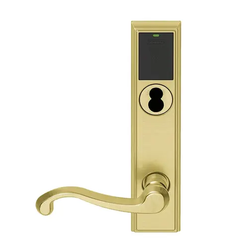 Wireless Mortise Lock Satin Brass Wireless Mortise Lock Satin Brass