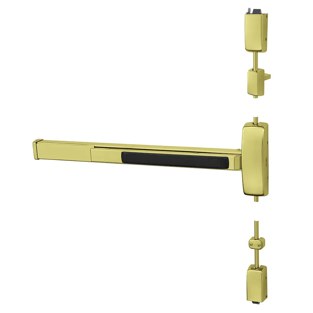 Sargent Surface Vertical Rod Exit Device Satin Brass 128773F12V ETF RHR 4