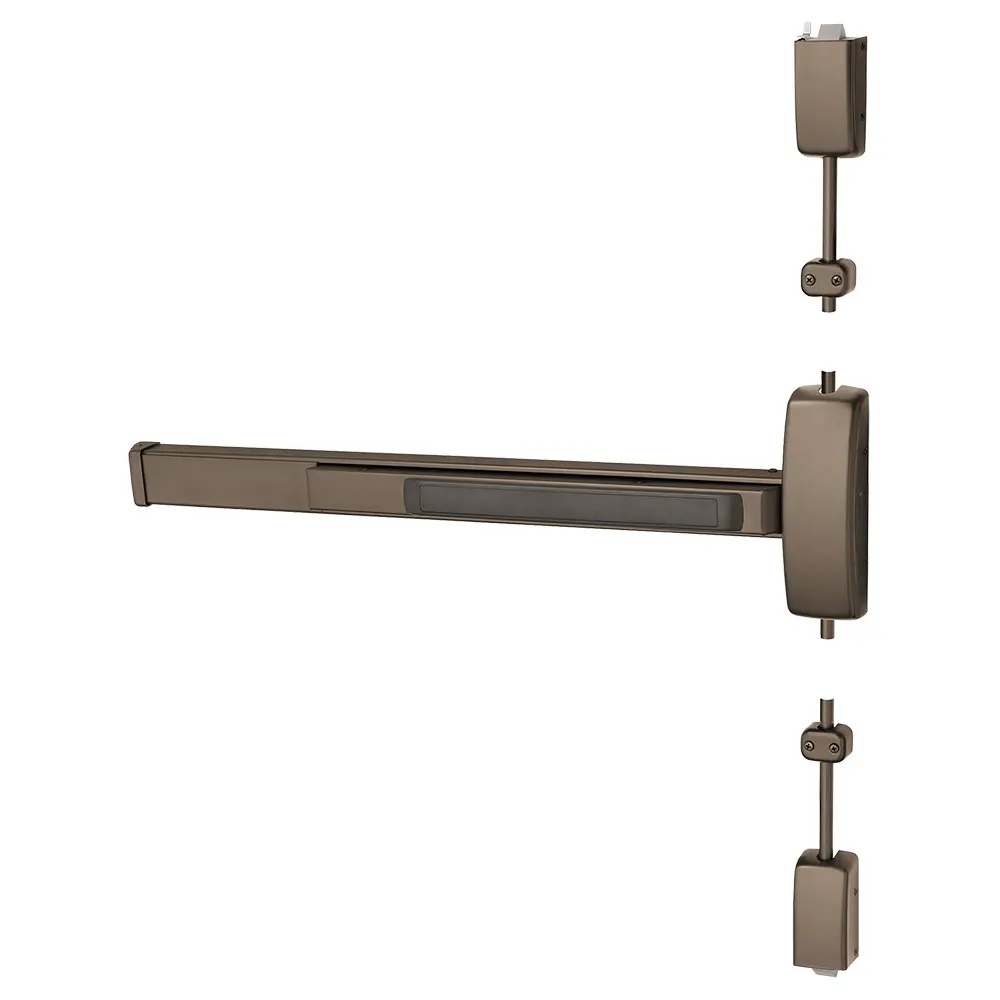 Sargent Surface Vertical Rod Exit Devices Dark Oxidized Satin Bronze Oil Rubbed 568774F24V ETA RHR 10B Sargent Surface Vertical Rod Exit Devices Dark Oxidized Satin Bronze Oil Rubbed 568774F24V ETA RHR 10B