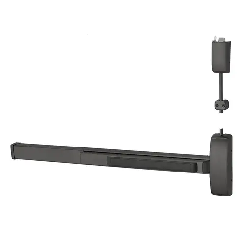 Exit Device Dark Oxidized Statuary Bronze Clear Coated Exit Device Dark Oxidized Statuary Bronze Clear Coated