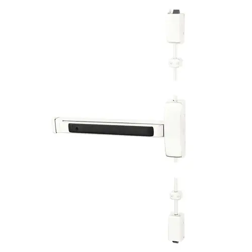 Surface Vertical Rod Exit Devices White Suede Powder Coat Surface Vertical Rod Exit Devices White Suede Powder Coat
