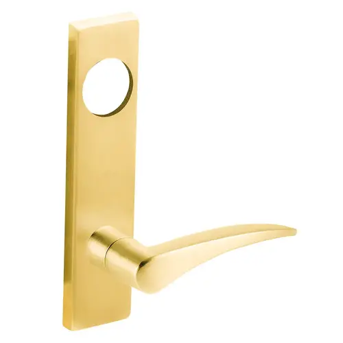 Trim Set with Right Hand 12 Lever L Escutcheon for a L9070, L9080, or L9465 Bright Brass Finish Trim Set with Right Hand 12 Lever L Escutcheon for a L9070, L9080, or L9465 Bright Brass Finish