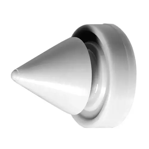 Door Silencer, 1/2" Diameter, for Metal Frame, Grey Applied